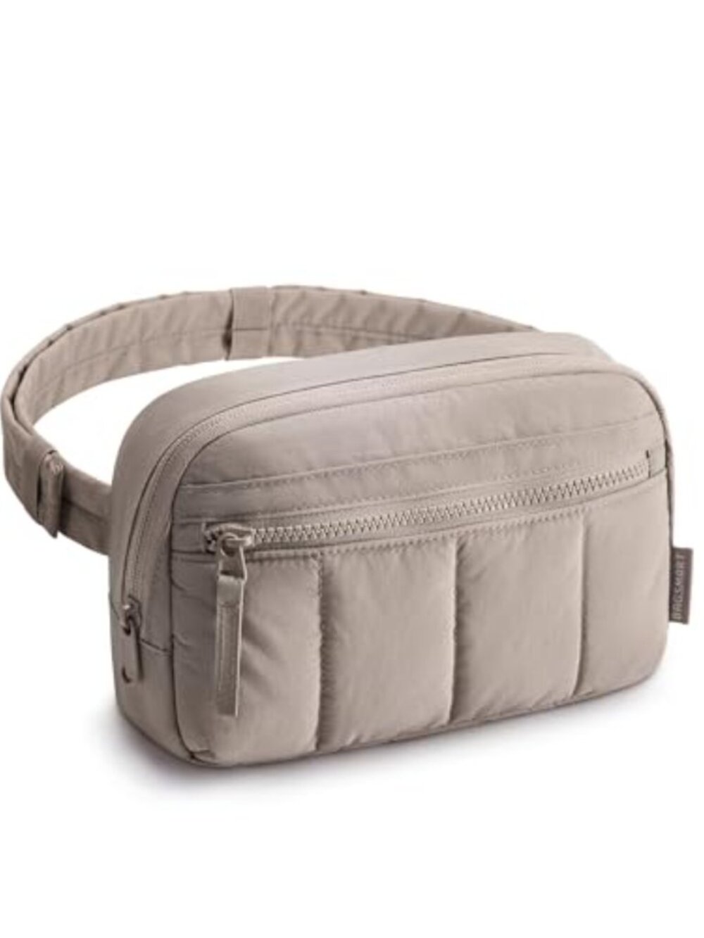 Quilted Puffy Nylon Belt Bag Waist Pack Crossbody Fanny Pack Travel